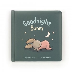 Story Books Jellycat Goodnight Bunny Book 19cm x 19cm x 2cm Azules Ecuador | CELDN4625