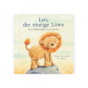 Story Books Jellycat Leo, Der Mutige Löwe Buch 23cm x 23cm x 2cm Amarillo Ecuador | IEZSW0652