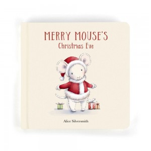 Story Books Jellycat Merry Mouse's Christmas Eve Book 19cm x 19cm x 2cm Blancas Ecuador | EKRNZ2371
