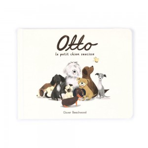Story Books Jellycat Otto Le Petit Chien Saucisse Livre 18cm x 23cm x 2cm Blancas Ecuador | BOMKT0456