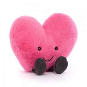 Valentine's Day Jellycat Amuseables Hot Heart 11cm x 12cm x 4cm Rosas Ecuador | ENFPG8520