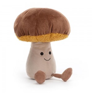 Woodland Jellycat Amuseables Toadstool 19cm x 6cm x 6cm Marrones Ecuador | UFRSO1280