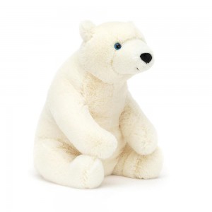 Ártico Y Antártida Jellycat Elwin Polar Bear 21cm x 12cm x 12cm Blancas Ecuador | QNGEM5490