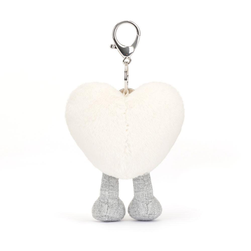 Amuletos Para Bolsos Jellycat Cream Heart 13cm x 9cm x 3cm Blancas  Ecuador |  KEJCH6321