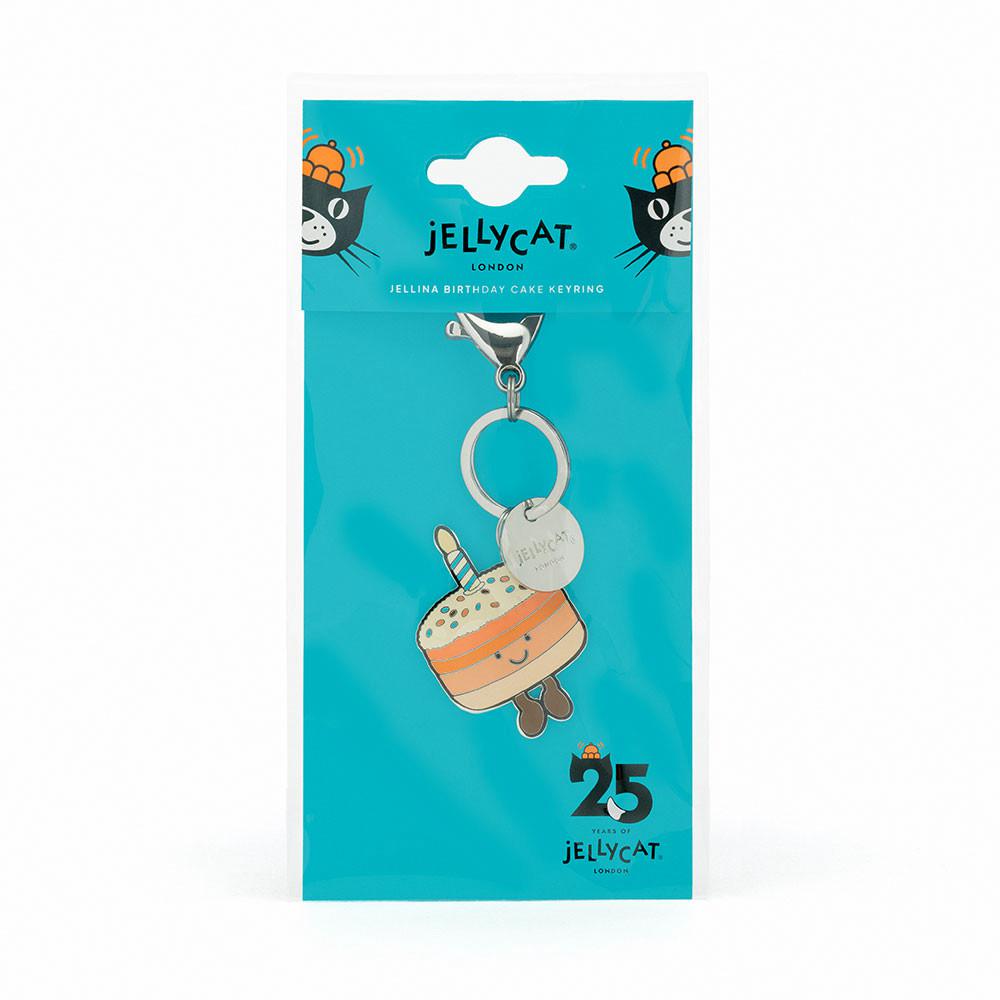 Amuletos Para Bolsos Jellycat Jellina Birthday Cake Keyring 11cm x 3.3cm x 0.3cm Naranjas  Ecuador |  COXJF6749