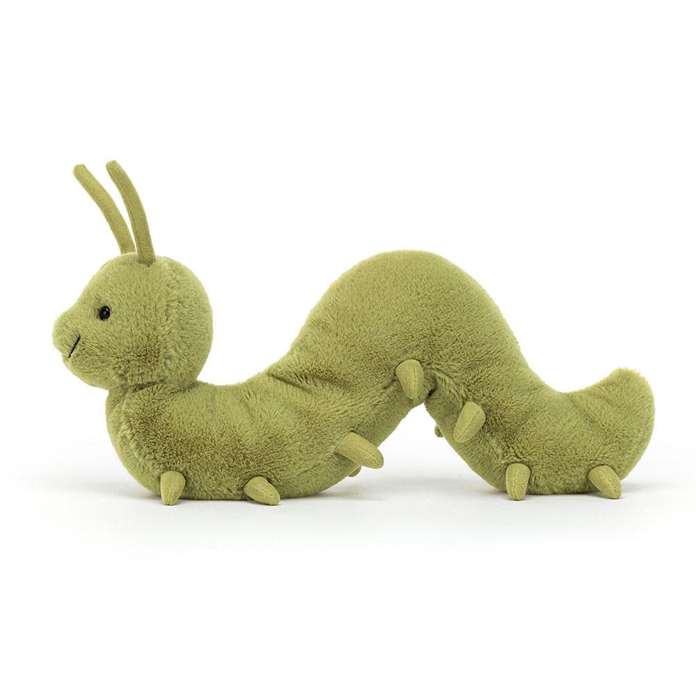 Bichos E Insectos Jellycat Wriggidig Caterpillar 11cm x 5cm x 25cm Verde  Ecuador |  HUZTY0156