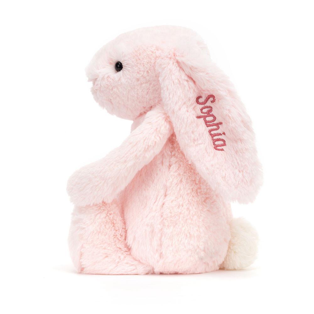 Boda Y Aniversario Jellycat Personalised Bashful Bunny Medium 51cm x 21cm x 12cm Rosas  Ecuador |  CBSPU1364