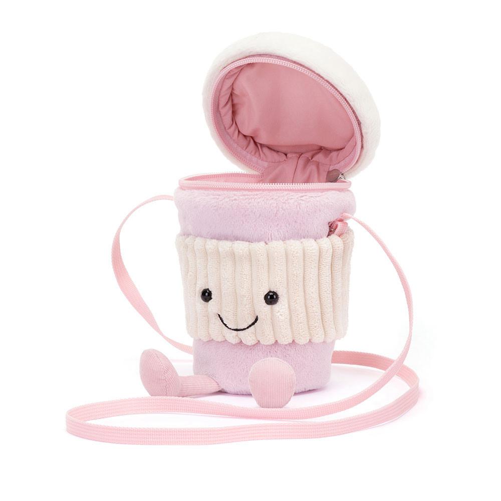 Bolsas Jellycat Coffee-To-Go 20cm x 9cm x 9cm Rosas  Ecuador |  CPYLJ3981