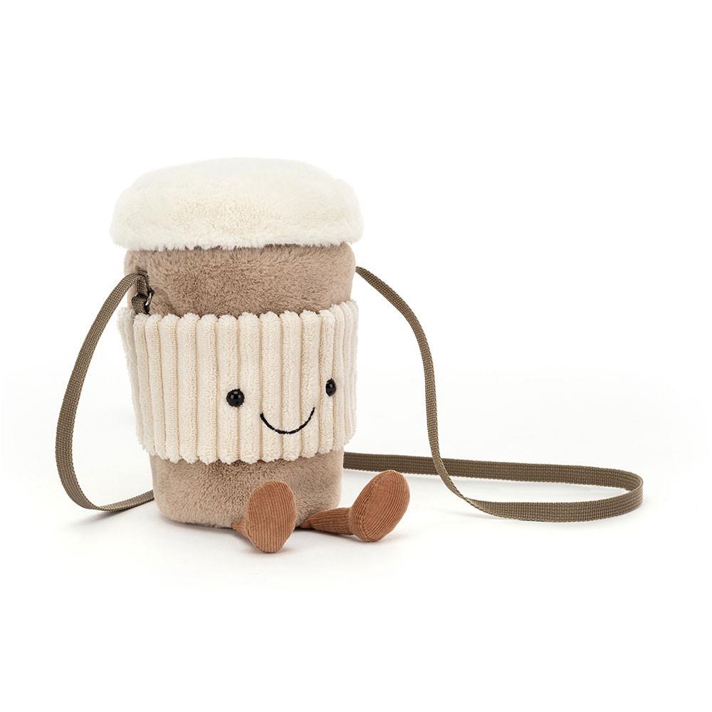 Bolsas Jellycat Coffee-To-Go 20cm x 9cm x 9cm Beige  Ecuador |  HLADI8725