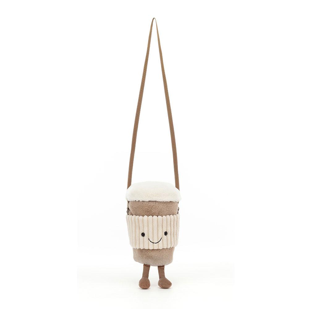 Bolsas Jellycat Coffee-To-Go 20cm x 9cm x 9cm Beige  Ecuador |  EFLCR8751