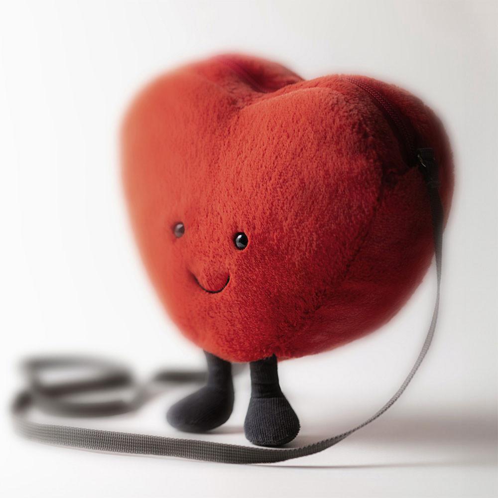 Bolsas Jellycat Heart 17cm x 18cm x 5cm Rojas  Ecuador |  VZIOD1078