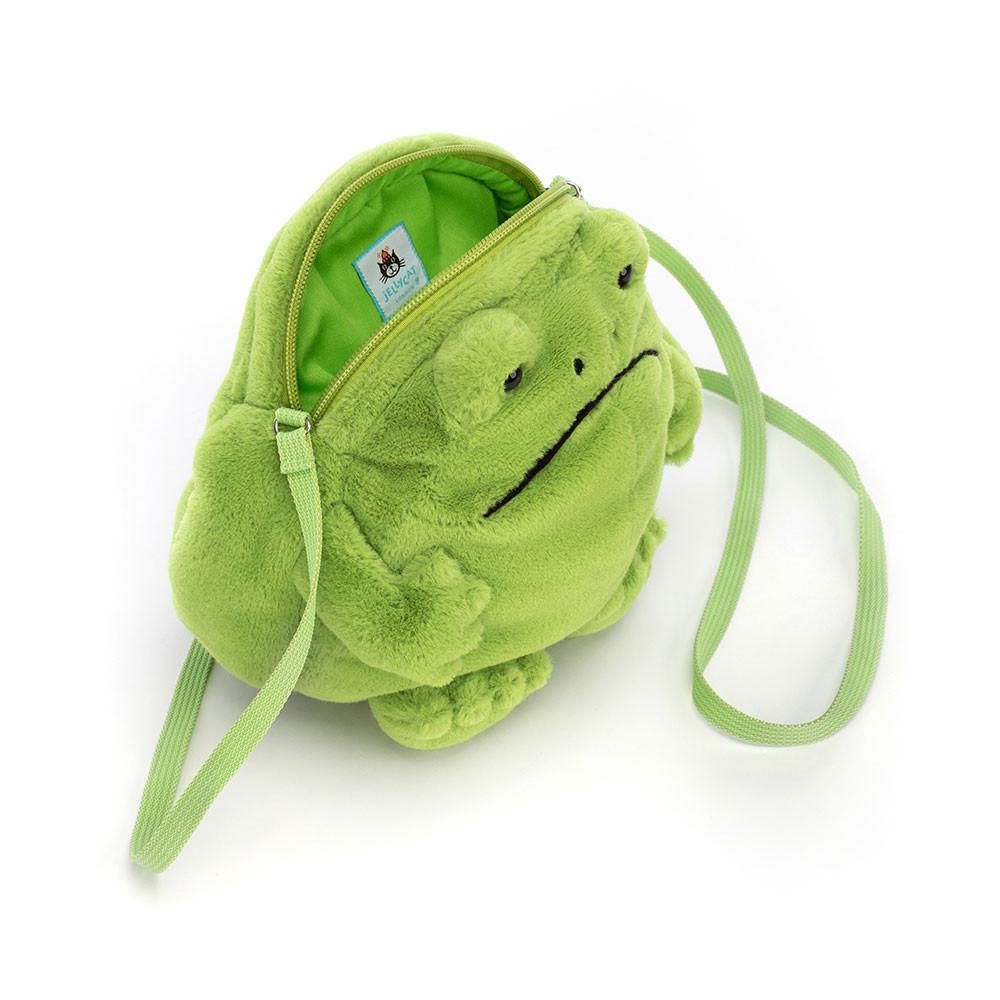Bolsas Jellycat Ricky Rain Frog 17cm x 17cm x 5cm Verde  Ecuador |  KUWSI4729