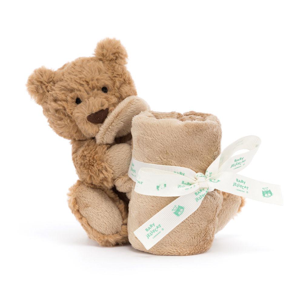 Chupete De Conejo Jellycat Bartholomew Bear Soother 13cm x 34cm x 34cm Marrones  Ecuador |  GQEIW4237