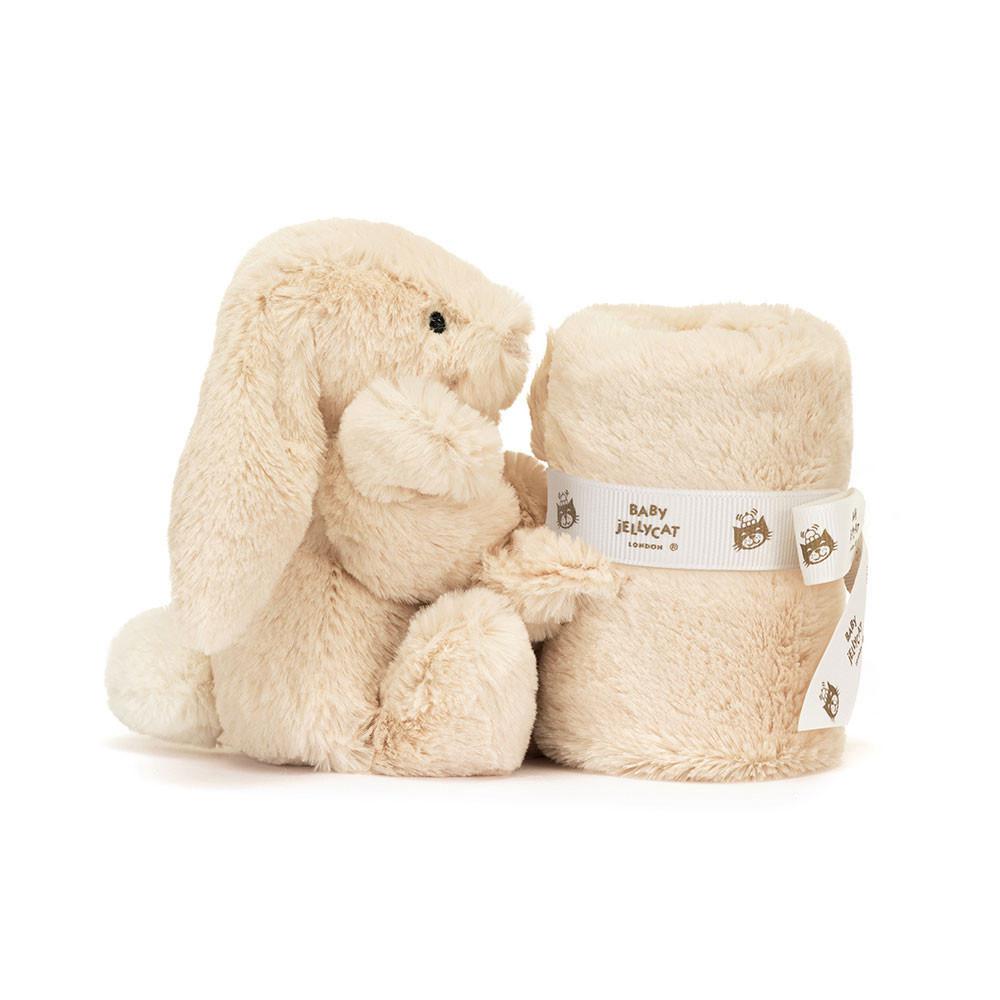 Chupete De Conejo Jellycat Bashful Luxe Bunny Soother 15cm x 34cm x 34cm Blancas  Ecuador |  TDSBL3298