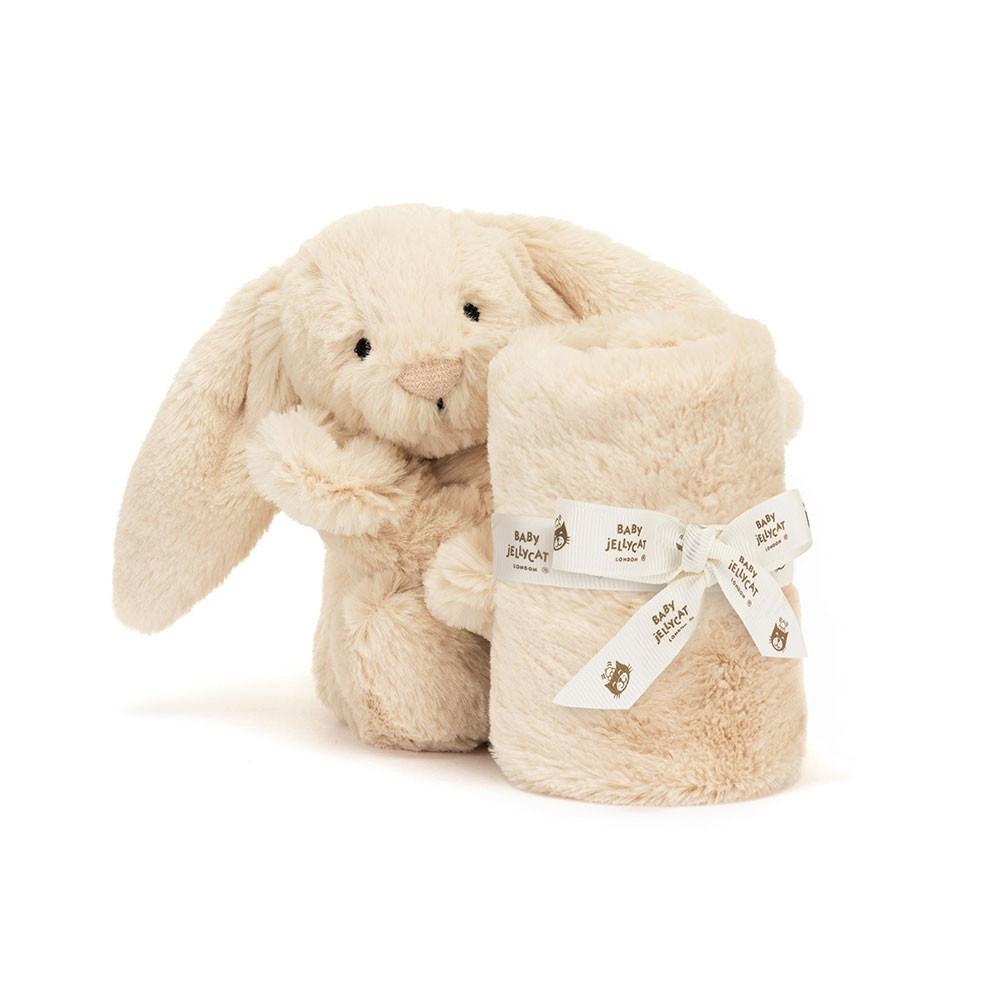 Chupete De Conejo Jellycat Bashful Luxe Bunny Soother 15cm x 34cm x 34cm Blancas  Ecuador |  TDSBL3298