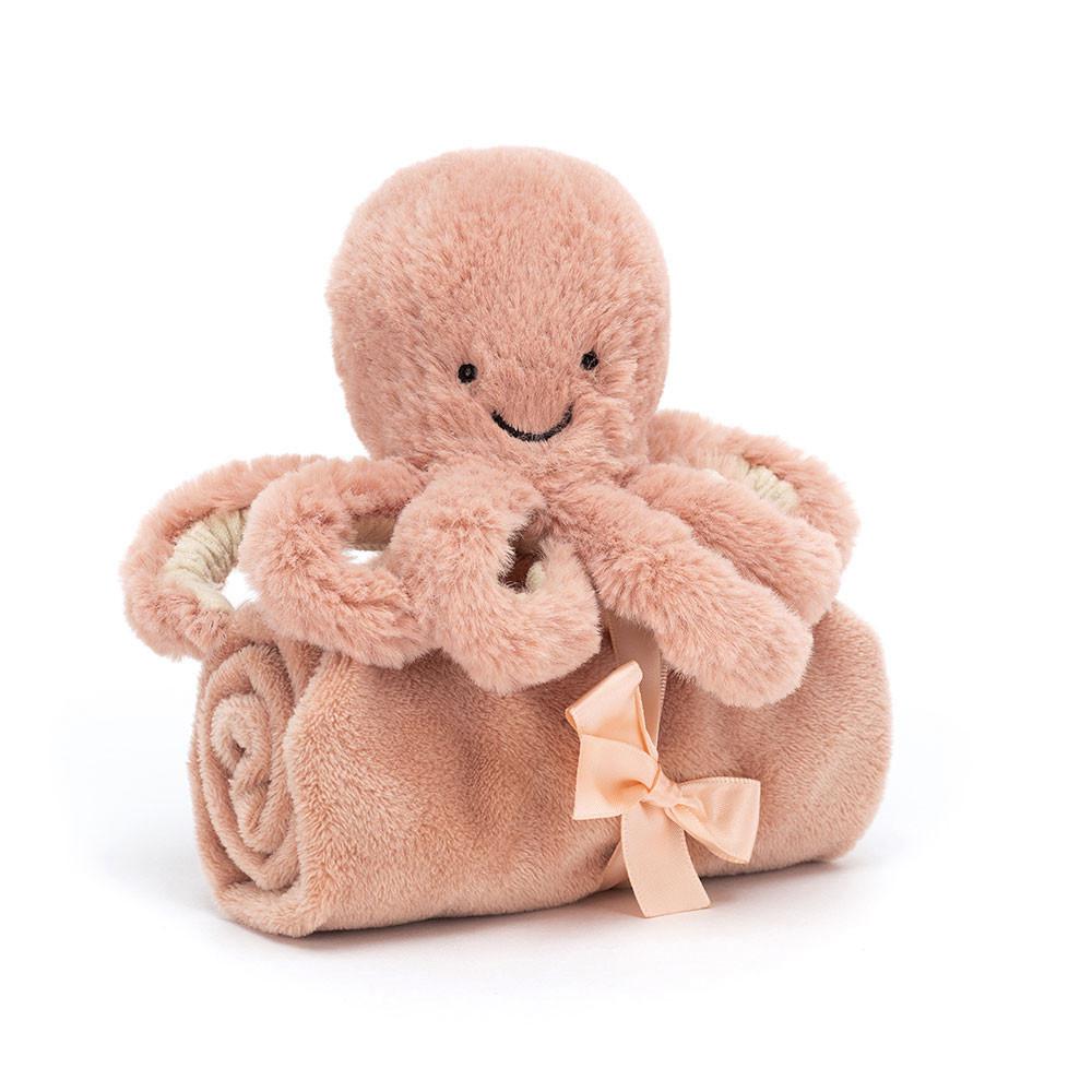 Chupete De Conejo Jellycat Odell Octopus Soother 28cm x 18cm x 7cm Naranjas  Ecuador |  BVIMZ3152