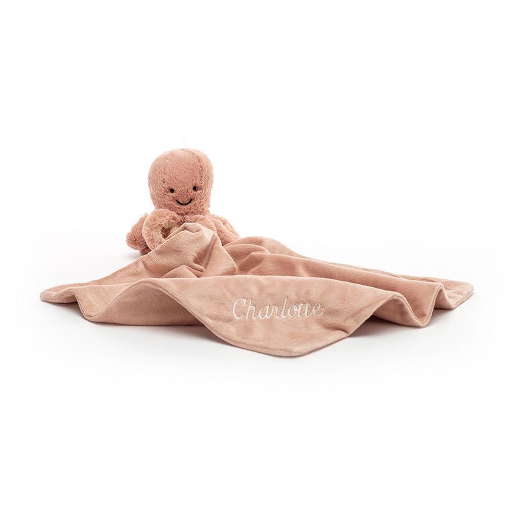 Chupete De Conejo Jellycat Personalised Odell Octopus Soother 15cm x 34cm x 34cm Naranjas  Ecuador |  NHPFY5139