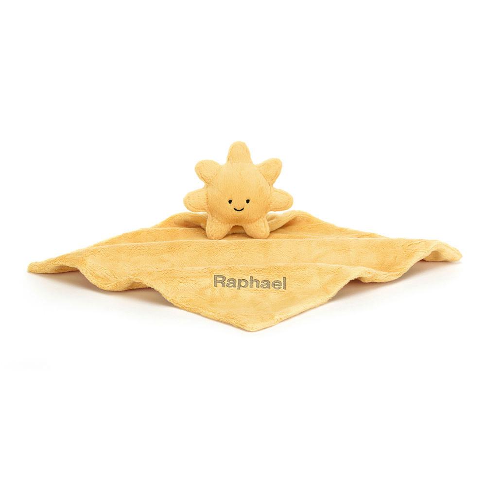 Chupetes Y Mantas Jellycat Personalised Sun Soother 12cm x 34cm x 34cm Amarillo  Ecuador |  SPBHN1893