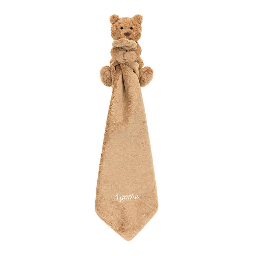 Chupetes Y Mantas Jellycat Personalised Bartholomew Bear Soother 13cm x 34cm x 34cm Marrones  Ecuador |  OGFQR8316