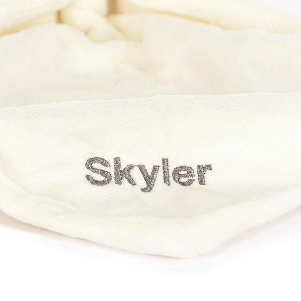 Chupetes Y Mantas Jellycat Personalised Bashful Cream Bunny Soother 15cm x 34cm x 34cm Blancas  Ecuador |  TFZOP6710