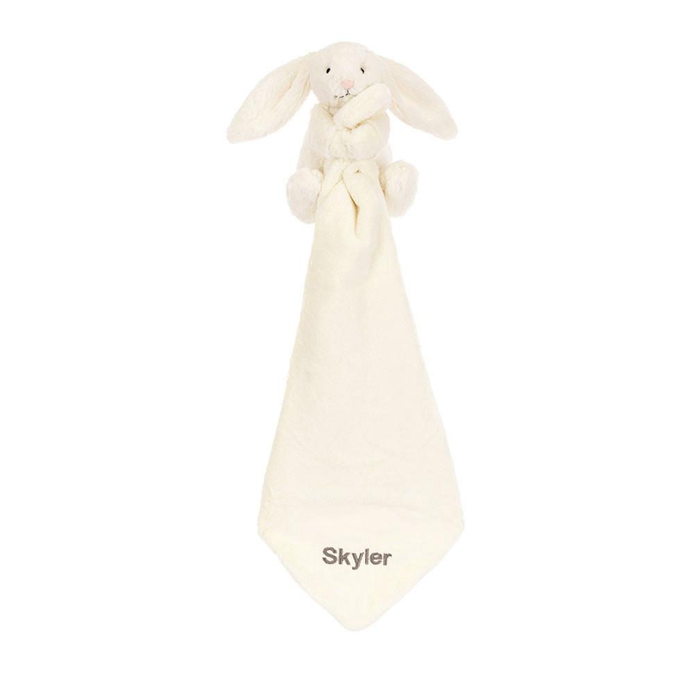 Chupetes Y Mantas Jellycat Personalised Bashful Cream Bunny Soother 15cm x 34cm x 34cm Blancas  Ecuador |  TFZOP6710