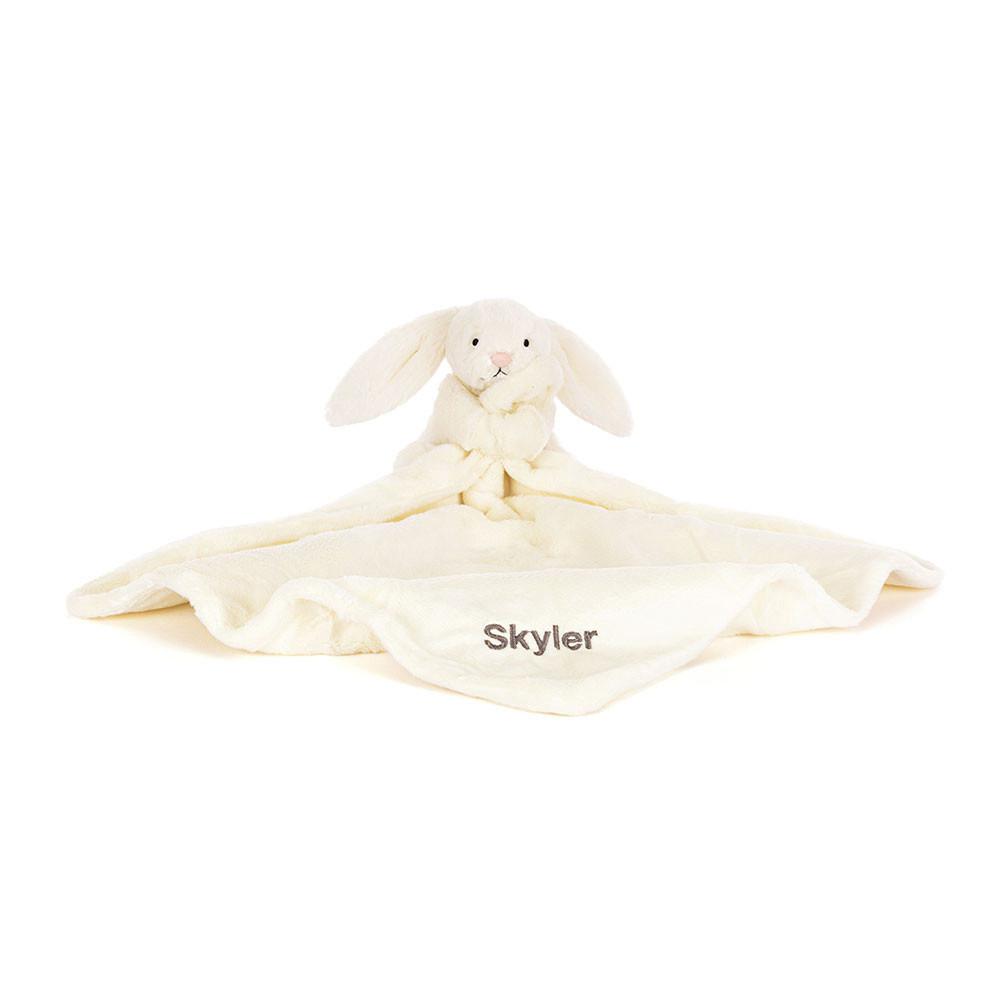Chupetes Y Mantas Jellycat Personalised Bashful Cream Bunny Soother 15cm x 34cm x 34cm Blancas  Ecuador |  TFZOP6710