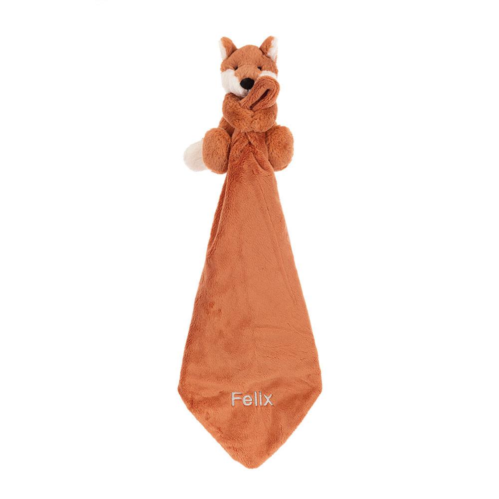 Chupetes Y Mantas Jellycat Personalised Bashful Fox Cub Soother 15cm x 34cm x 34cm Naranjas  Ecuador |  ODHRI8465