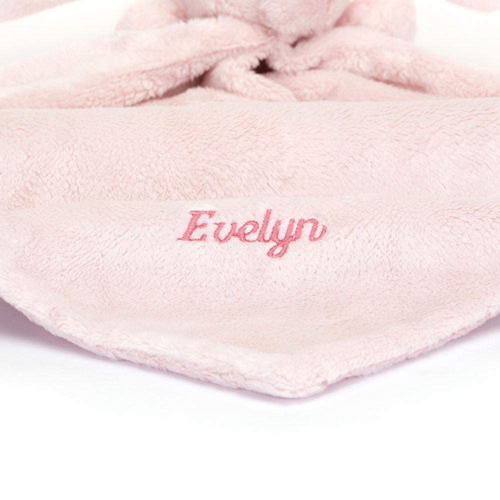 Chupetes Y Mantas Jellycat Personalised Bashful Bunny Soother 15cm x 34cm x 34cm Rosas  Ecuador |  HIEPG9831