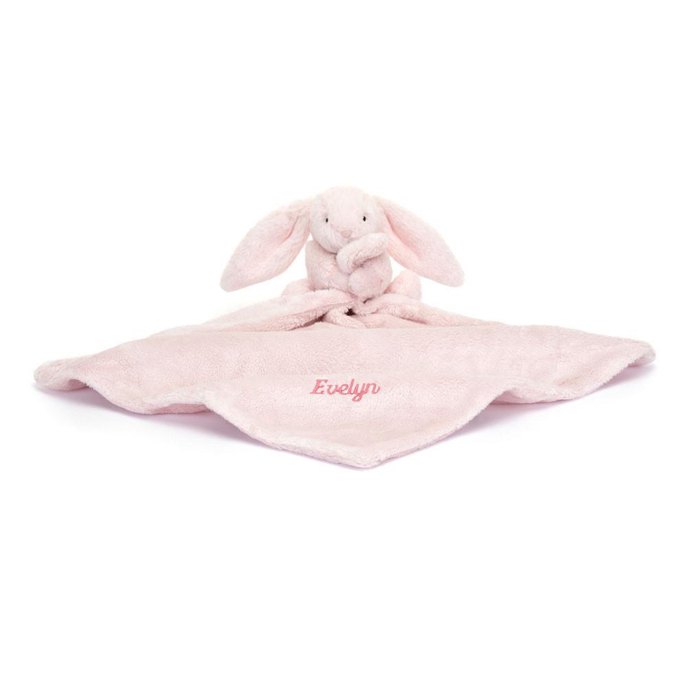 Chupetes Y Mantas Jellycat Personalised Bashful Bunny Soother 15cm x 34cm x 34cm Rosas  Ecuador |  HIEPG9831