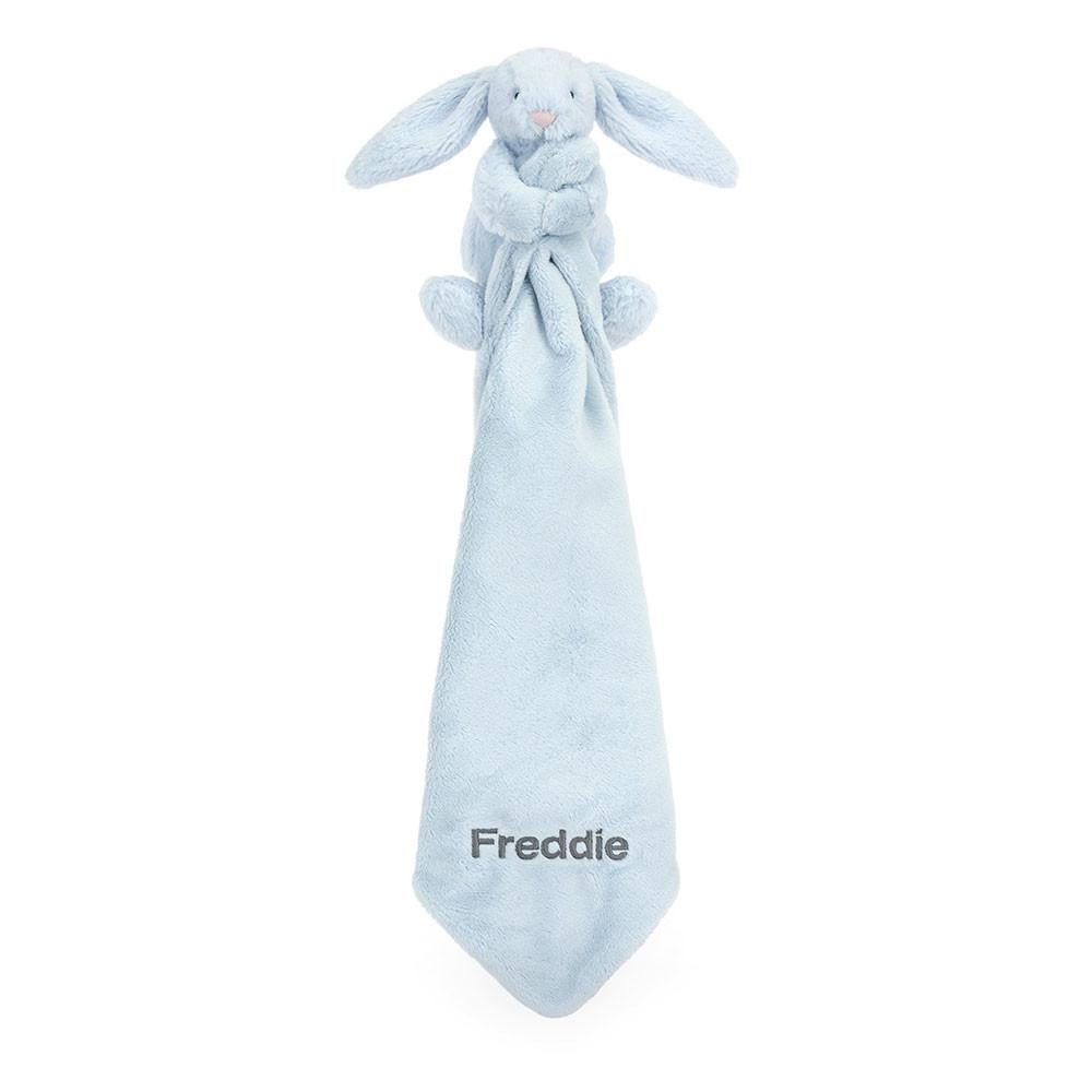 Chupetes Y Mantas Jellycat Personalised Bashful Bunny Soother 15cm x 34cm x 34cm Azules  Ecuador |  GVJTB5218