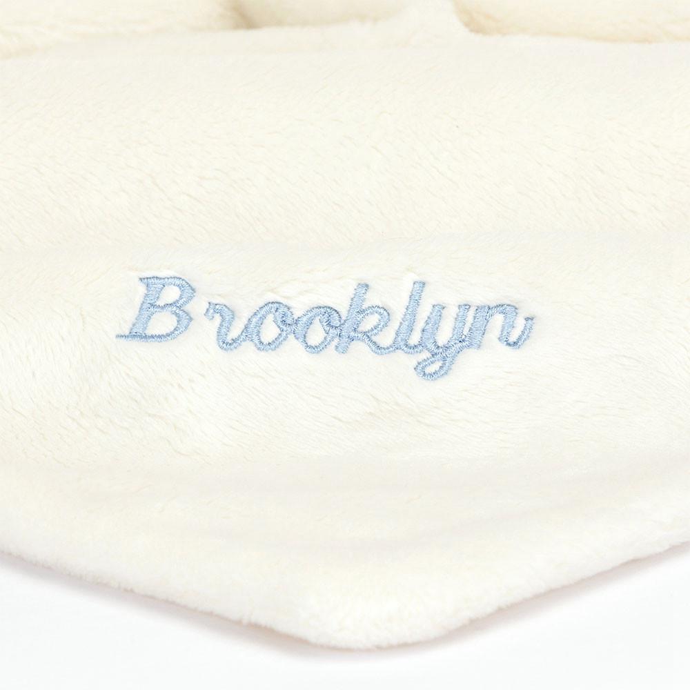 Chupetes Y Mantas Jellycat Personalised Bashful & Cream Puppy Soother 15cm x 34cm x 34cm Blancas  Ecuador |  TAKGS9316