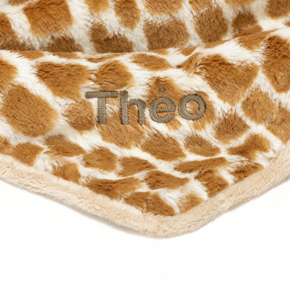 Chupetes Y Mantas Jellycat Personalised Bashful Giraffe Blankie 56cm x 70cm x 9cm Naranjas  Ecuador |  ASXBV5608
