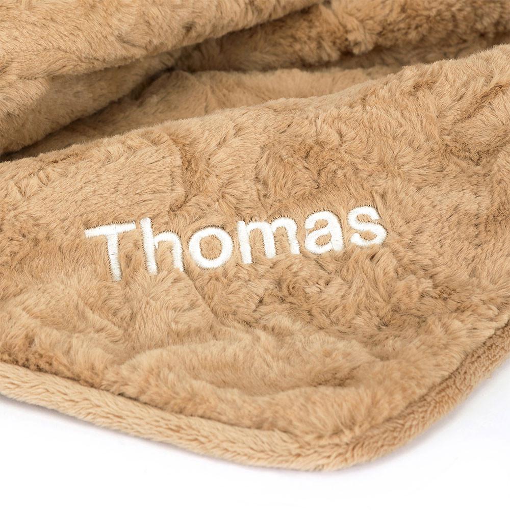 Chupetes Y Mantas Jellycat Personalised Bartholomew Bear Blankie 56cm x 70cm x 9cm Marrones  Ecuador |  CGWDR1029