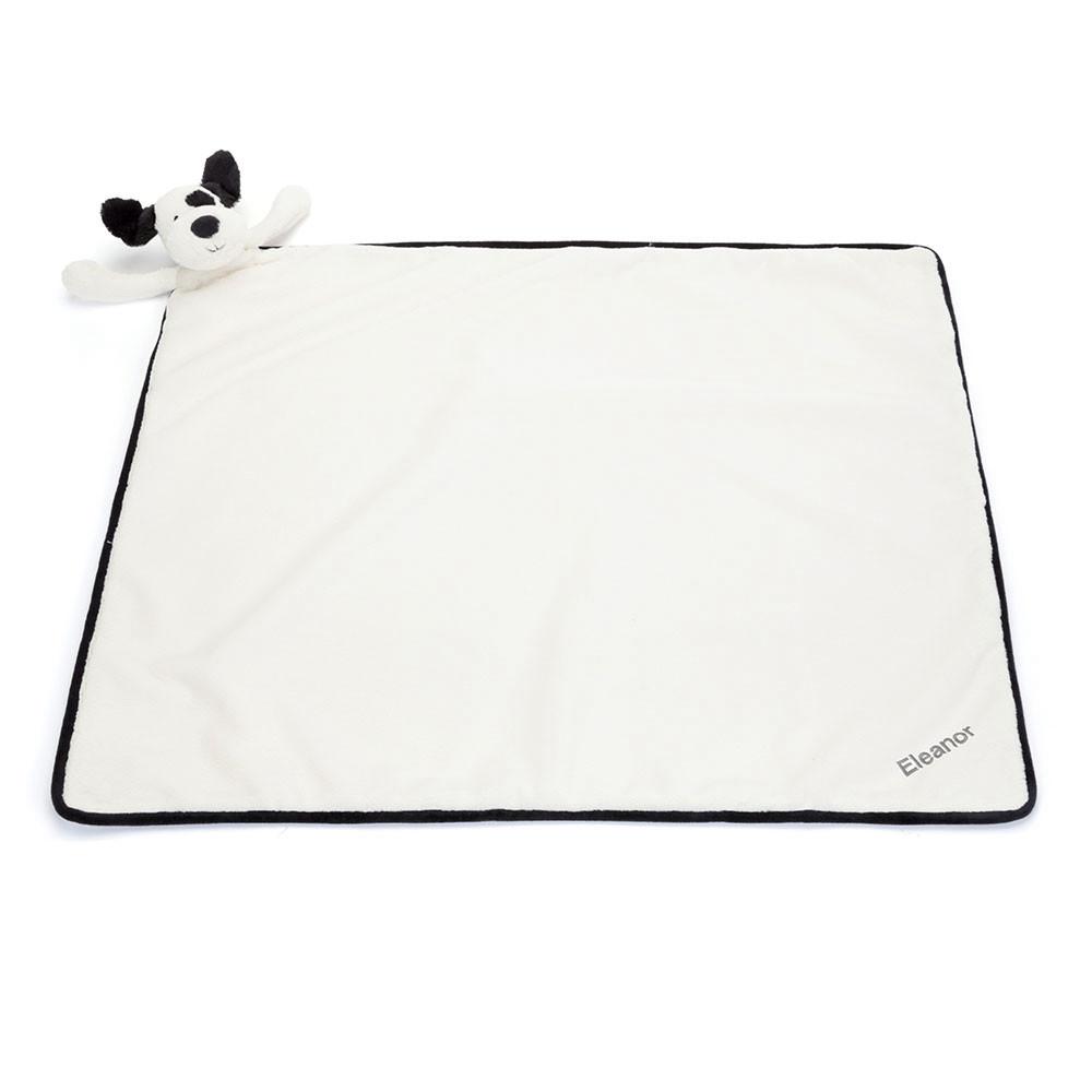 Chupetes Y Mantas Jellycat Personalised Bashful & Cream Puppy Blankie 56cm x 70cm x 9cm Blancas  Ecuador |  LDVKT2149