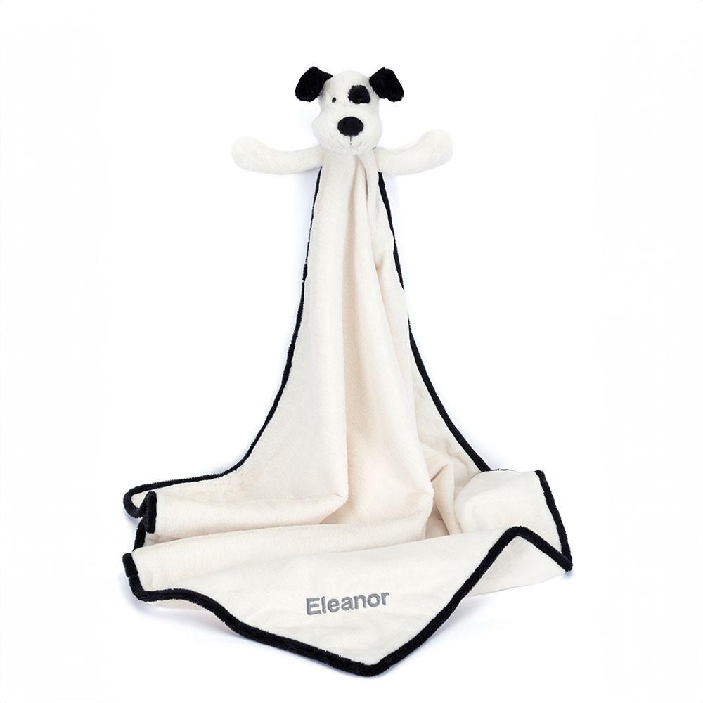 Chupetes Y Mantas Jellycat Personalised Bashful & Cream Puppy Blankie 56cm x 70cm x 9cm Blancas  Ecuador |  LDVKT2149