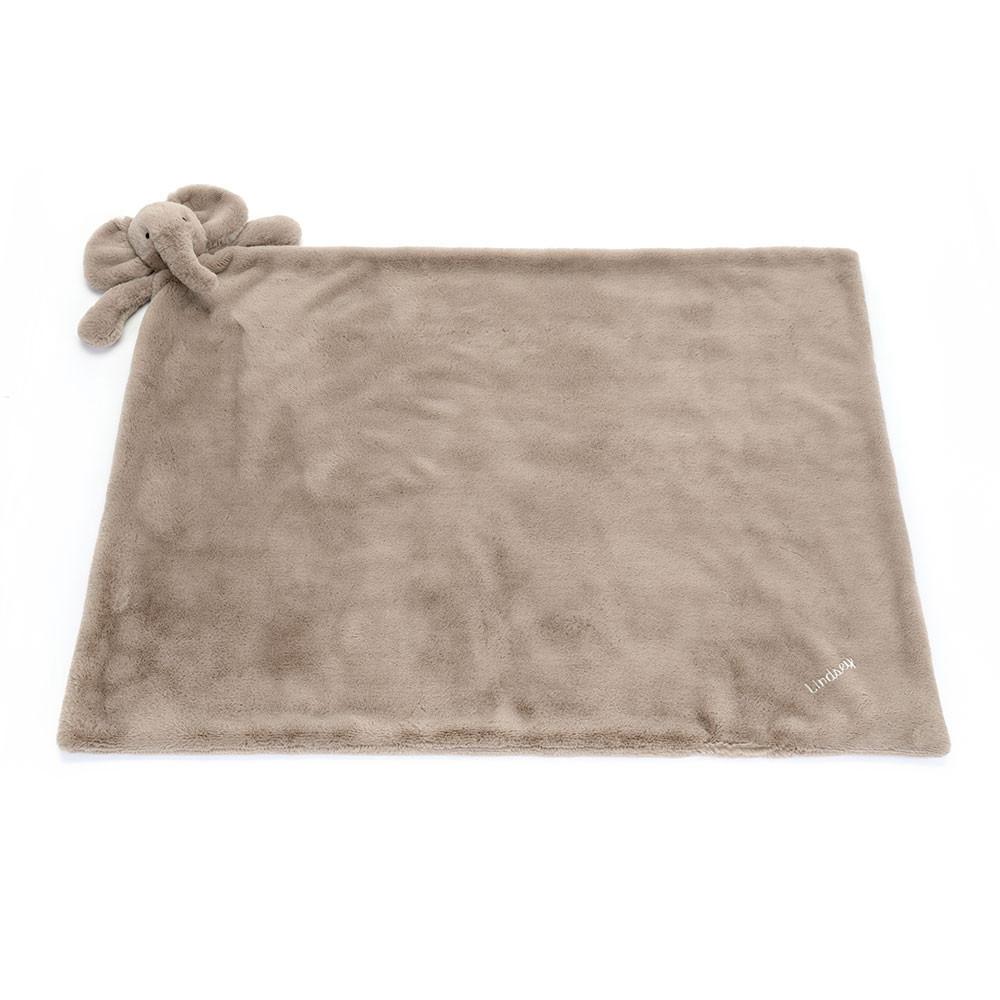 Chupetes Y Mantas Jellycat Personalised Smudge Elephant Blankie 56cm x 70cm x 9cm Gris  Ecuador |  YNGIK2615