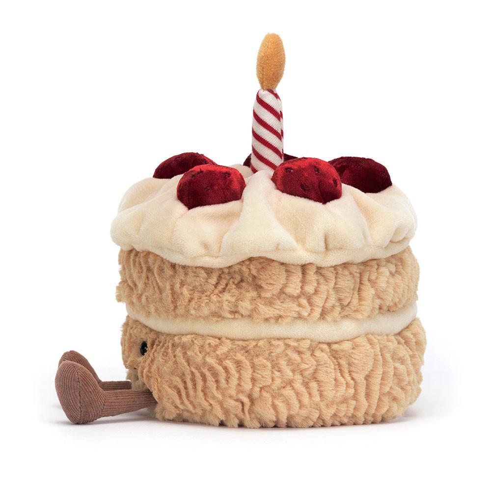 Comida Y Bebida Jellycat Amuseables Birthday Cake 16cm x 12cm x 12cm Beige  Ecuador |  LZXUO7618