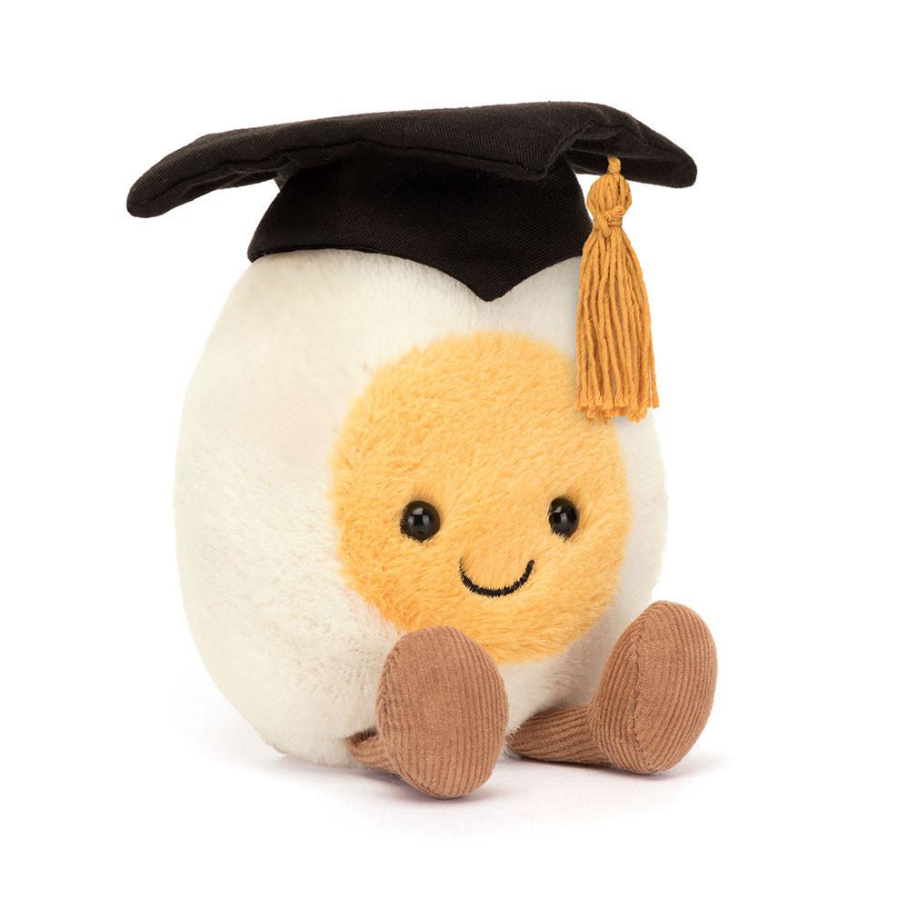 Comida Y Bebida Jellycat Amuseables Boiled Egg Graduation 14cm x 9cm x 4cm Blancas  Ecuador |  BGWNS0637