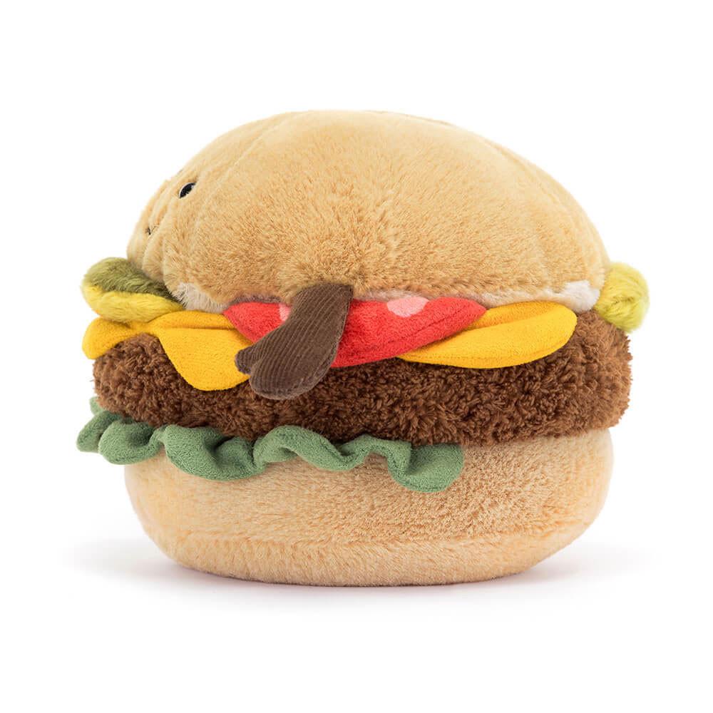 Comida Y Bebida Jellycat Amuseables Burger 12cm x 12cm x 11cm Marrones  Ecuador |  XULFZ9615