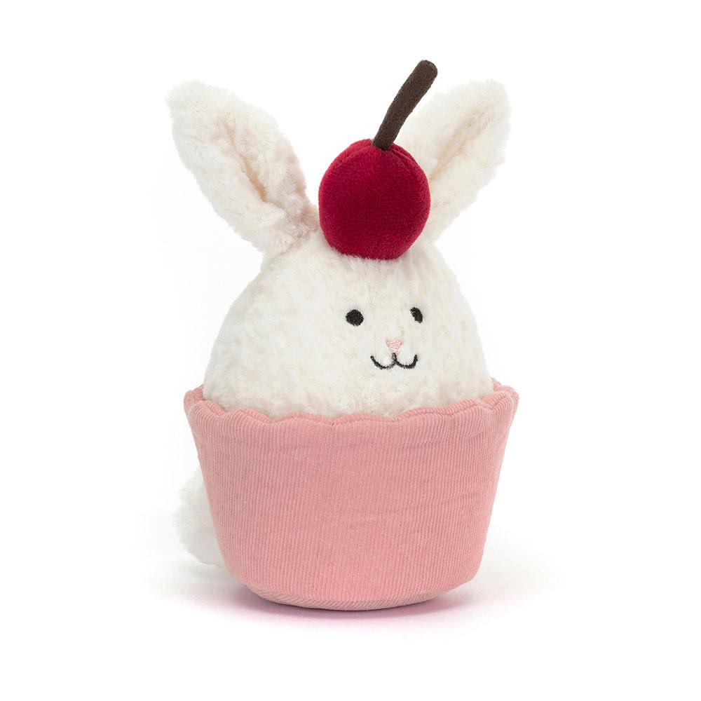 Comida Y Bebida Jellycat Amuseables Dainty Dessert Bunny Cupcake 14cm x 10cm x 9cm Blancas  Ecuador |  ISBFO6852