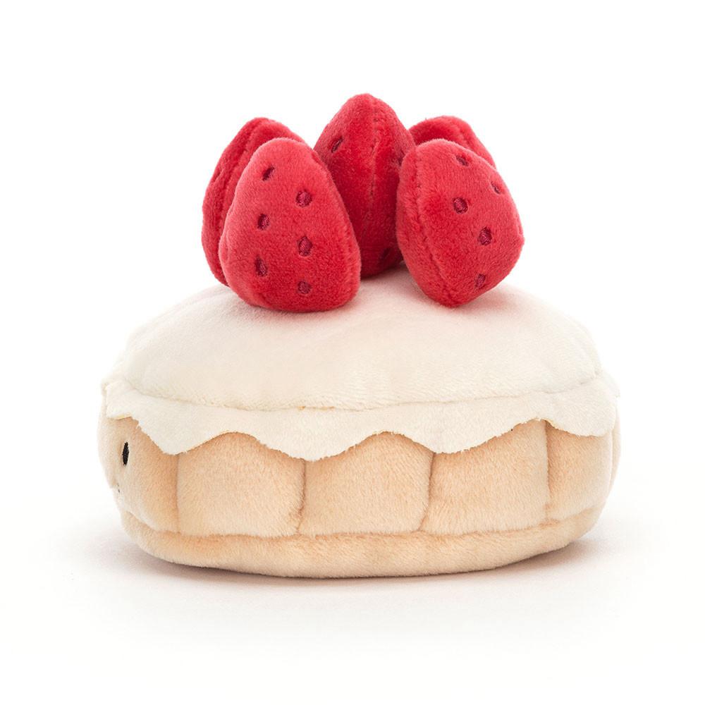 Comida Y Bebida Jellycat Amuseables Pretty Patisserie Tarte Aux Fraises 7cm x 10cm x 10cm Beige  Ecuador |  OLZRG6712