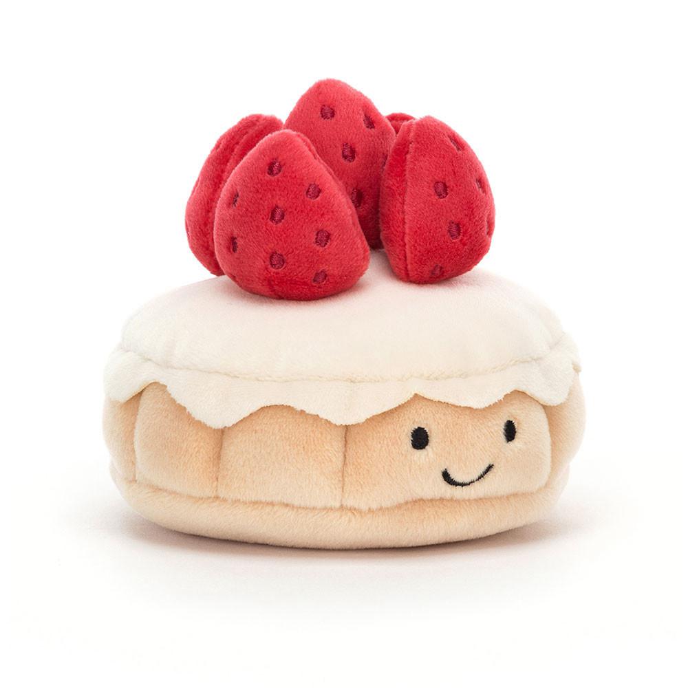 Comida Y Bebida Jellycat Amuseables Pretty Patisserie Tarte Aux Fraises 7cm x 10cm x 10cm Beige  Ecuador |  OLZRG6712
