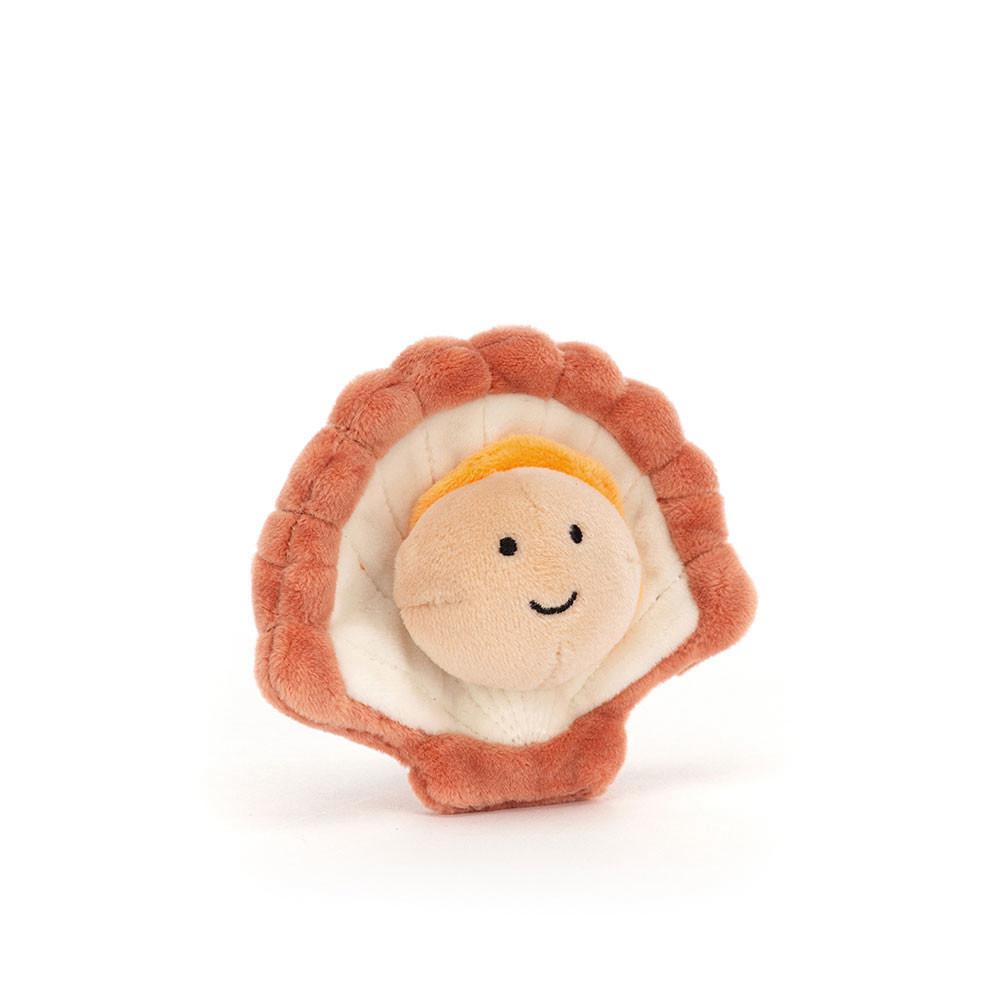 Comida Y Bebida Jellycat Amuseables Sensational Seafood Scallop 9cm x 11cm x 4cm Marrones  Ecuador |  FHWPN2850