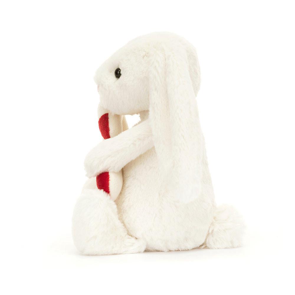 Conejo Jellycat Bashful Bunny with Candy Cane 7.1in x 3.5in x 3.1in Blancas  Ecuador |  ZXQRD7693