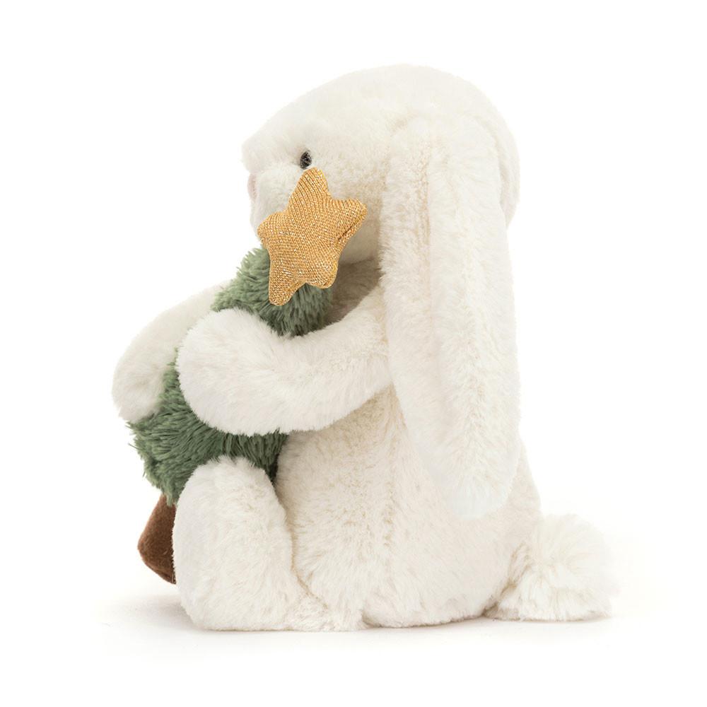 Conejo Jellycat Bashful Bunny with Christmas Tree 7.1in x 3.5in x 3.1in Blancas  Ecuador |  AFYPM3612