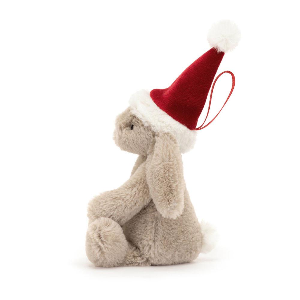 Conejo Jellycat Bashful Christmas Bunny Decoration 13cm x 6cm x 4cm Beige  Ecuador |  CKNAD0513