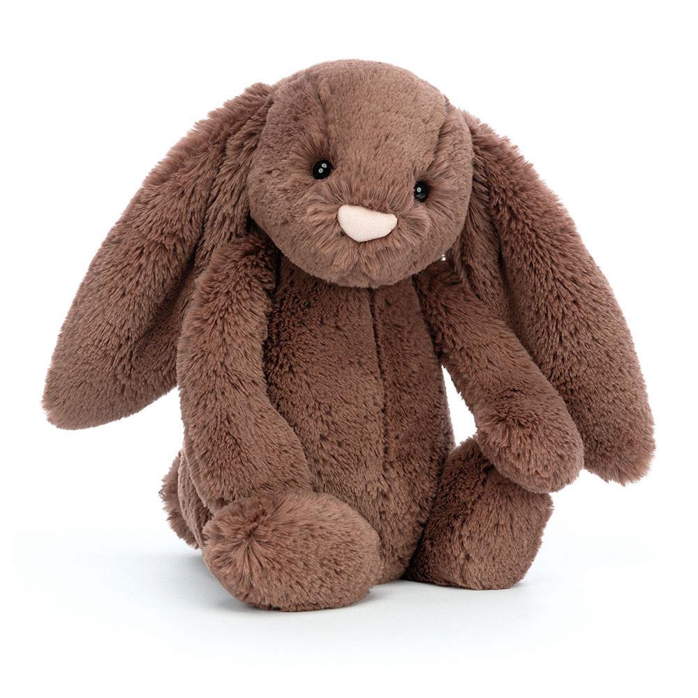 Conejo Jellycat Bashful Fudge Bunny 31cm x 12cm x 9cm Marrones  Ecuador |  BQEPS4871