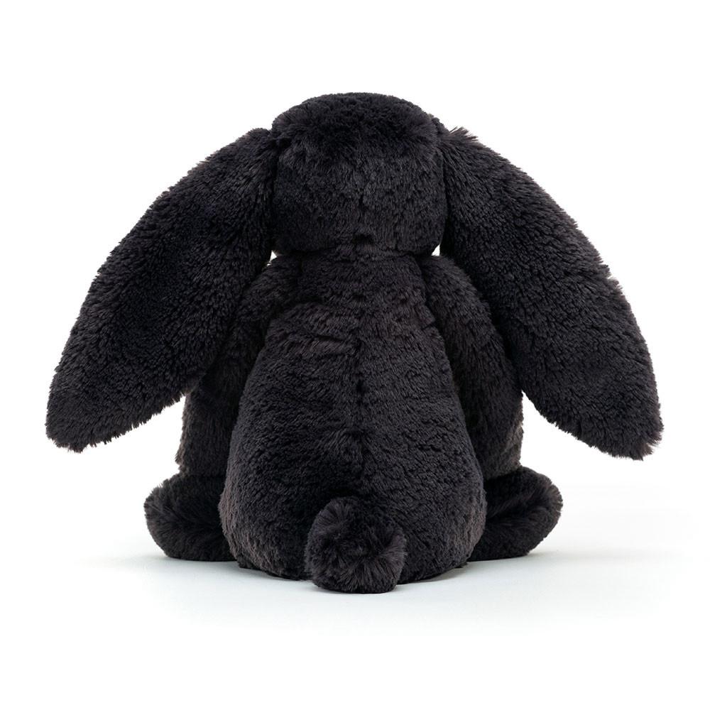 Conejo Jellycat Bashful Inky Bunny 31cm x 12cm x 9cm Negras  Ecuador |  LVGTB5843