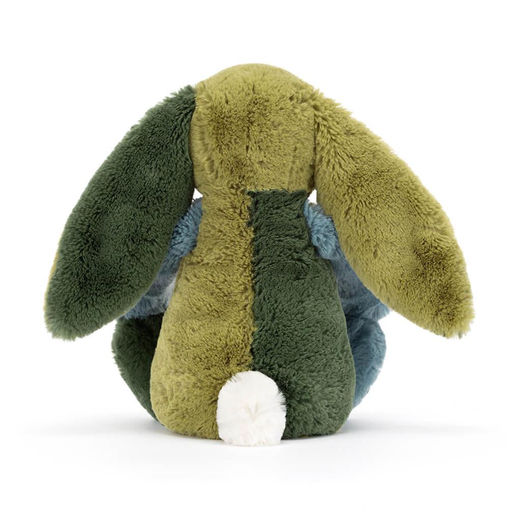 Conejo Jellycat Bashful Patchwork Basil Bunny 31cm x 12cm x 9cm Verde  Ecuador |  YRBWU8341