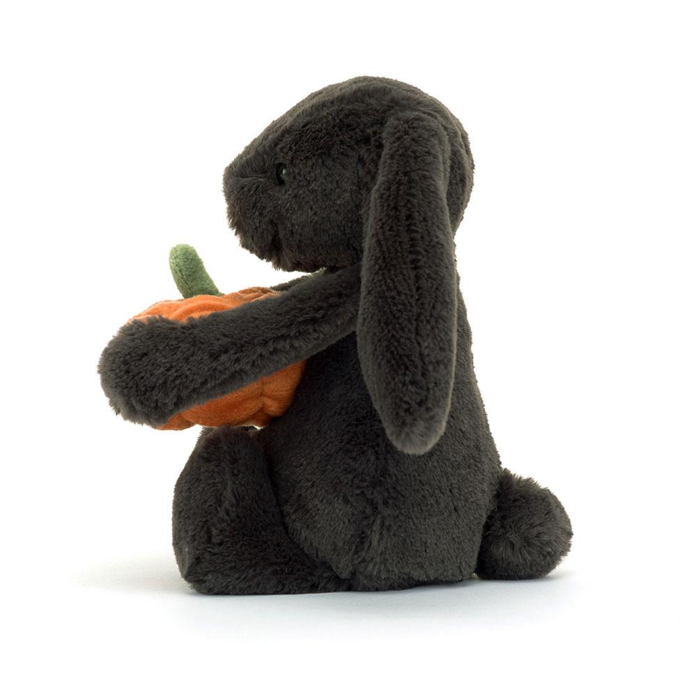 Conejo Jellycat Bashful Pumpkin Bunny 31cm x 12cm x 9cm Negras  Ecuador |  KEPDN8546